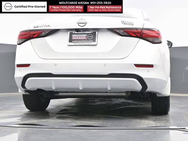 2025 Aspen White Tricoat Nissan Sentra SV FWD Sedan