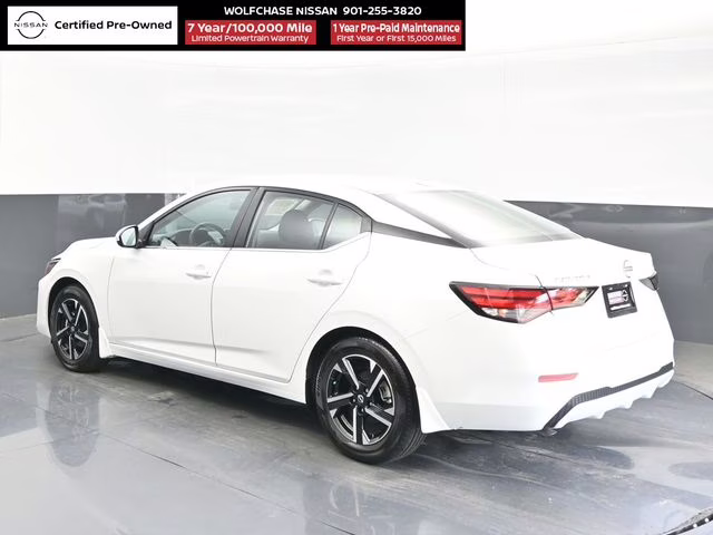 2025 Aspen White Tricoat Nissan Sentra SV FWD Sedan