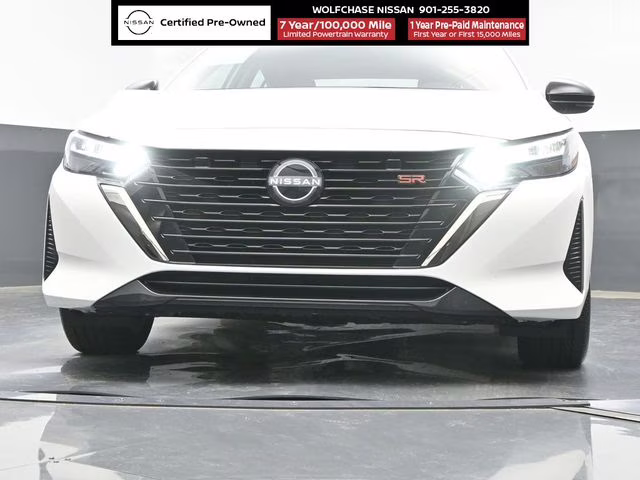 2025 Aspen White Tricoat Nissan Sentra SR FWD Sedan
