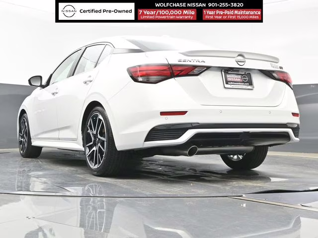 2025 Aspen White Tricoat Nissan Sentra SR FWD Sedan