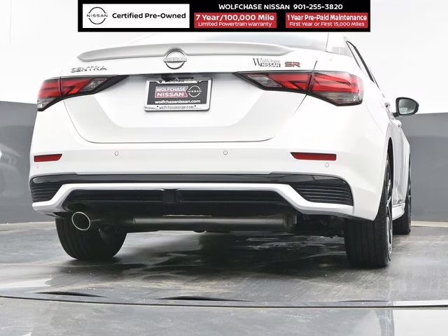2025 Aspen White Tricoat Nissan Sentra SR FWD Sedan