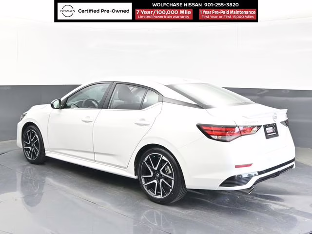 2025 Aspen White Tricoat Nissan Sentra SR FWD Sedan