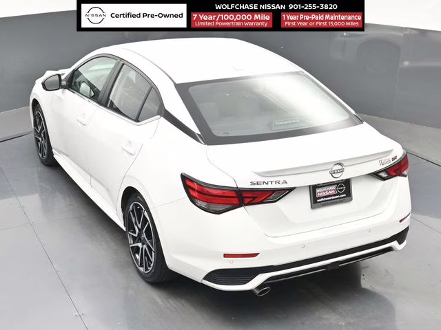 2025 Aspen White Tricoat Nissan Sentra SR FWD Sedan