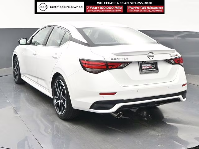 2025 Aspen White Tricoat Nissan Sentra SR FWD Sedan