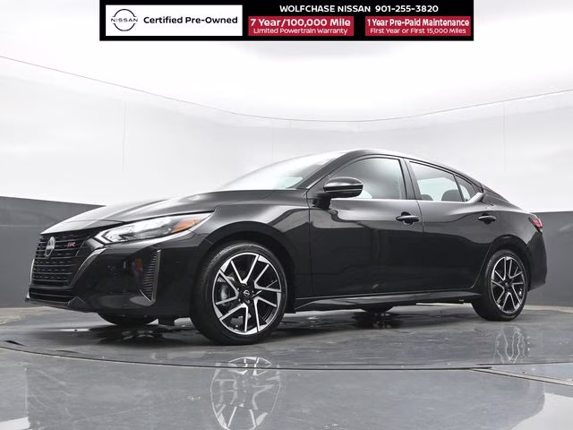 2025 Super Black Nissan Sentra SR FWD Sedan