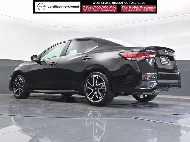 2025 Super Black Nissan Sentra SR FWD Sedan