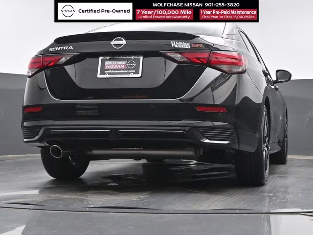 2025 Super Black Nissan Sentra SR FWD Sedan