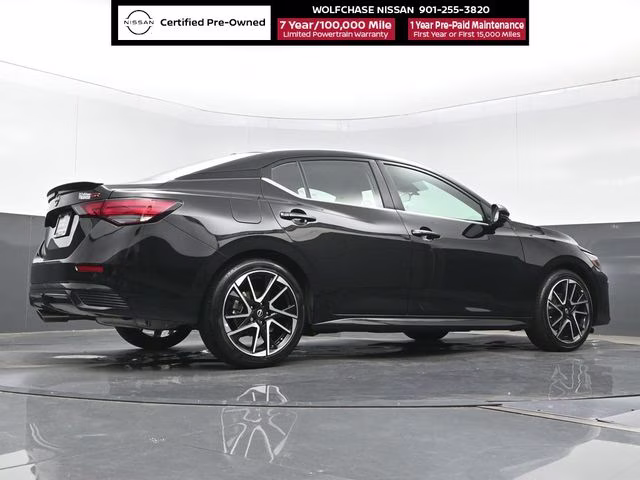 2025 Super Black Nissan Sentra SR FWD Sedan