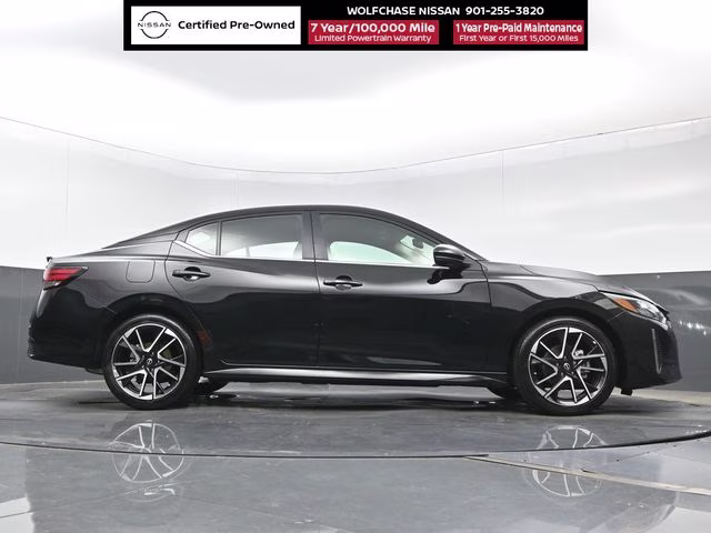 2025 Super Black Nissan Sentra SR FWD Sedan