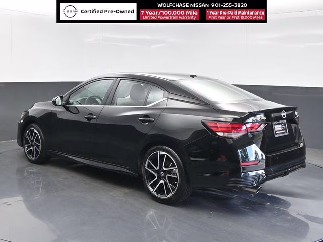 2025 Super Black Nissan Sentra SR FWD Sedan