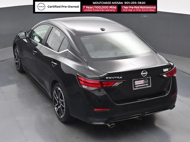 2025 Super Black Nissan Sentra SR FWD Sedan