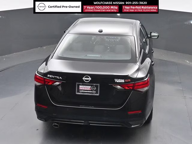2025 Super Black Nissan Sentra SR FWD Sedan