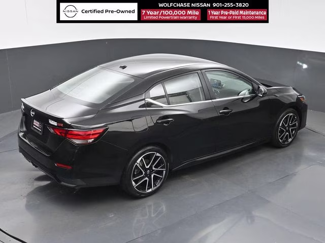 2025 Super Black Nissan Sentra SR FWD Sedan