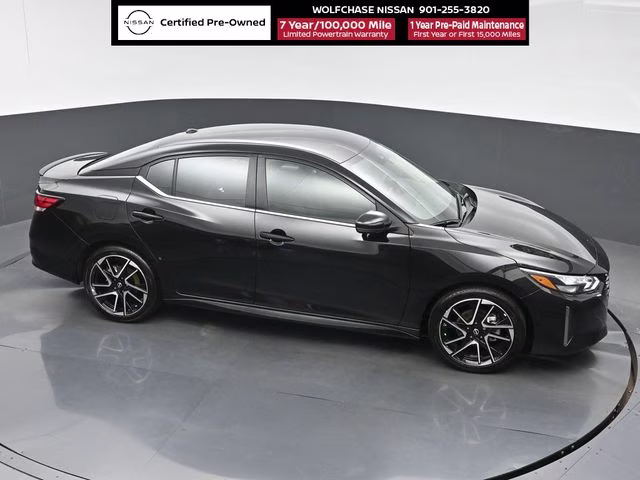 2025 Super Black Nissan Sentra SR FWD Sedan