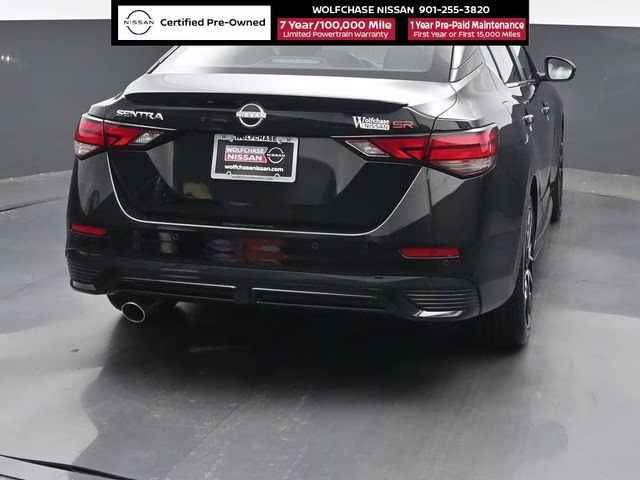 2025 Super Black Nissan Sentra SR FWD Sedan