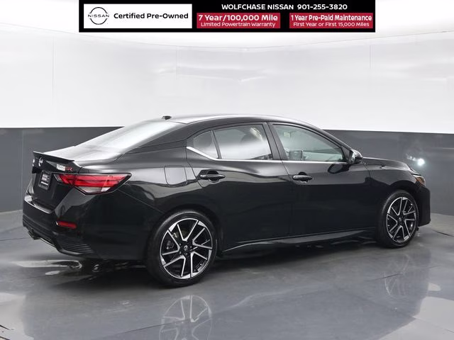 2025 Super Black Nissan Sentra SR FWD Sedan