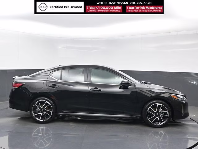 2025 Super Black Nissan Sentra SR FWD Sedan
