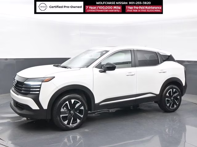 2026 Aspen White Tricoat Nissan Kicks SV AWD SUV