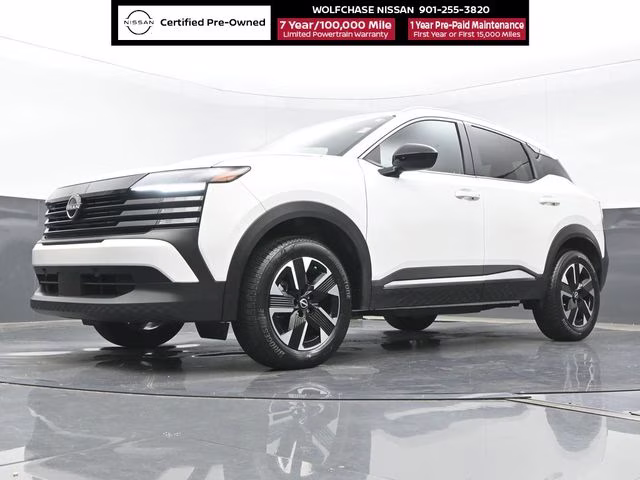 2026 Aspen White Tricoat Nissan Kicks SV AWD SUV