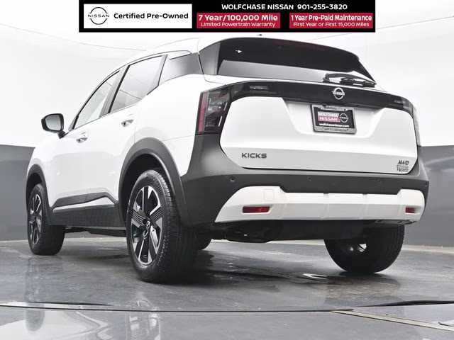 2026 Aspen White Tricoat Nissan Kicks SV AWD SUV