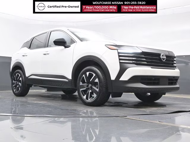 2026 Aspen White Tricoat Nissan Kicks SV AWD SUV