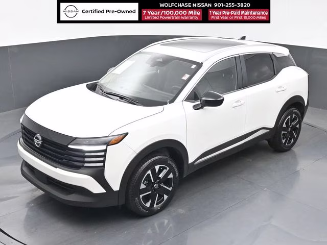 2026 Aspen White Tricoat Nissan Kicks SV AWD SUV