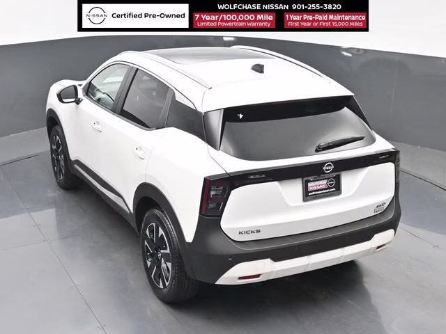 2026 Aspen White Tricoat Nissan Kicks SV AWD SUV
