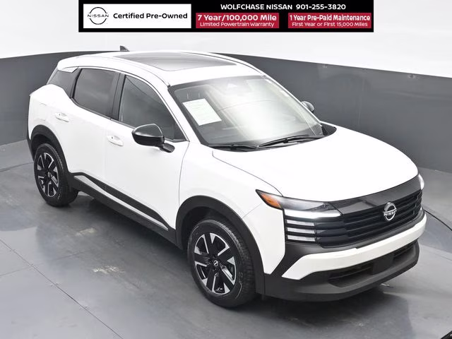 2026 Aspen White Tricoat Nissan Kicks SV AWD SUV
