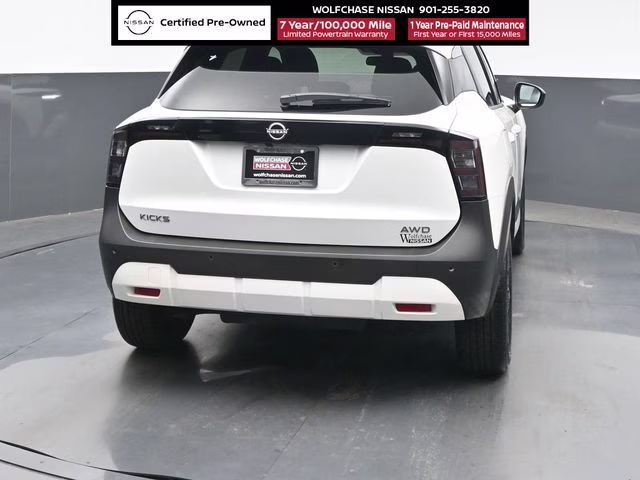 2026 Aspen White Tricoat Nissan Kicks SV AWD SUV