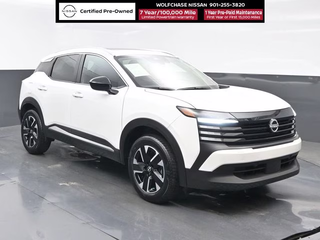 2026 Aspen White Tricoat Nissan Kicks SV AWD SUV