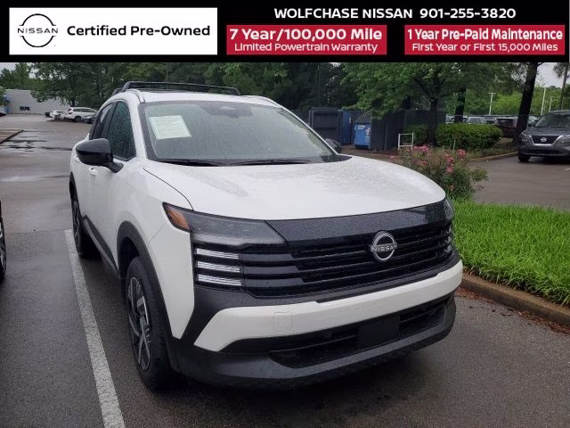 2026 Aspen White Tricoat Nissan Kicks SV FWD SUV