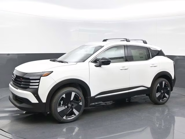 2026 Aspen White Tricoat Nissan Kicks SR FWD SUV