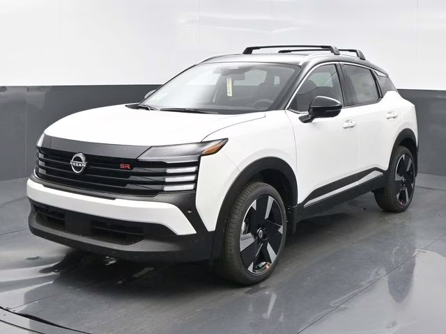 2026 Aspen White/Super Black Nissan Kicks SR FWD SUV
