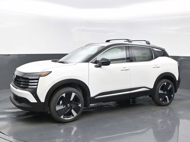 2026 Aspen White/Super Black Nissan Kicks SR FWD SUV