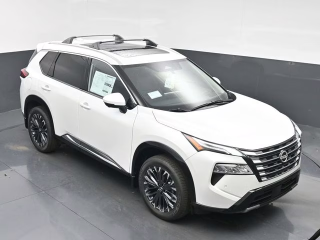 2026 Everest White Pearl Tricoat Nissan Rogue Platinum AWD SUV