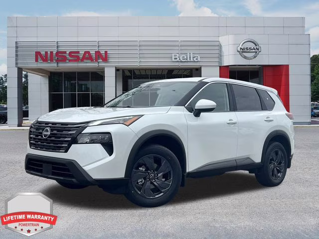 2026 Everest White Pearl Tricoat Nissan Rogue SV FWD SUV