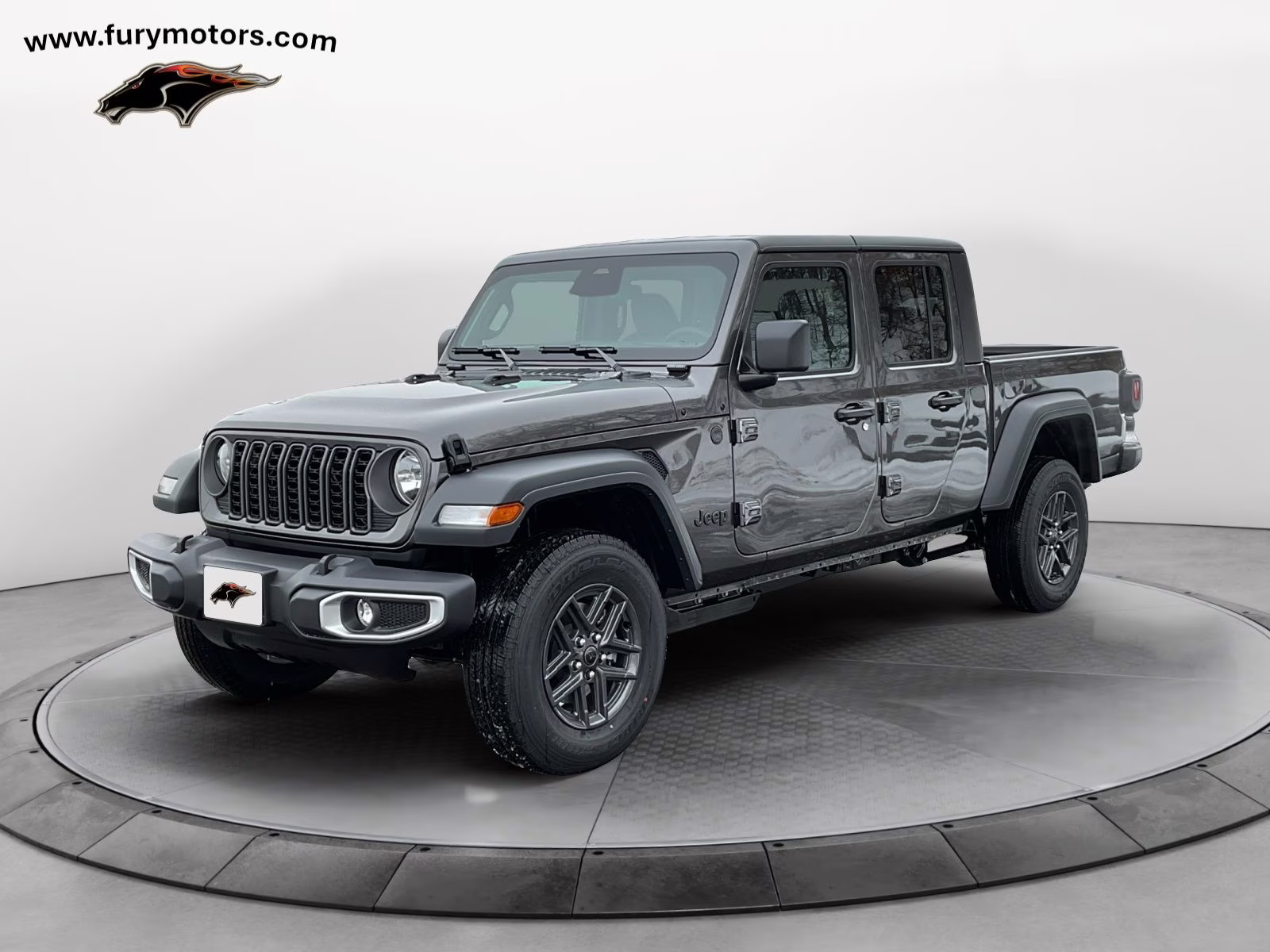 2026 Granite Crystal Metallic Clearcoat Jeep Gladiator Sport S 4X4 Truck