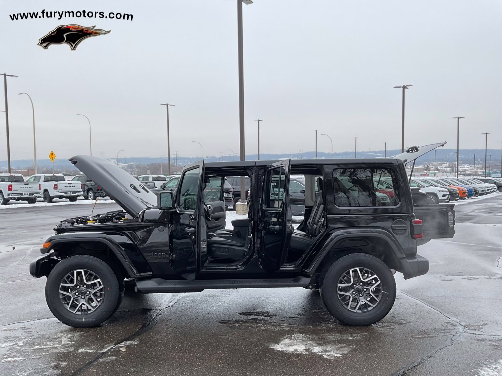 2026 black clearcoat Jeep Wrangler Sahara 4X4 SUV