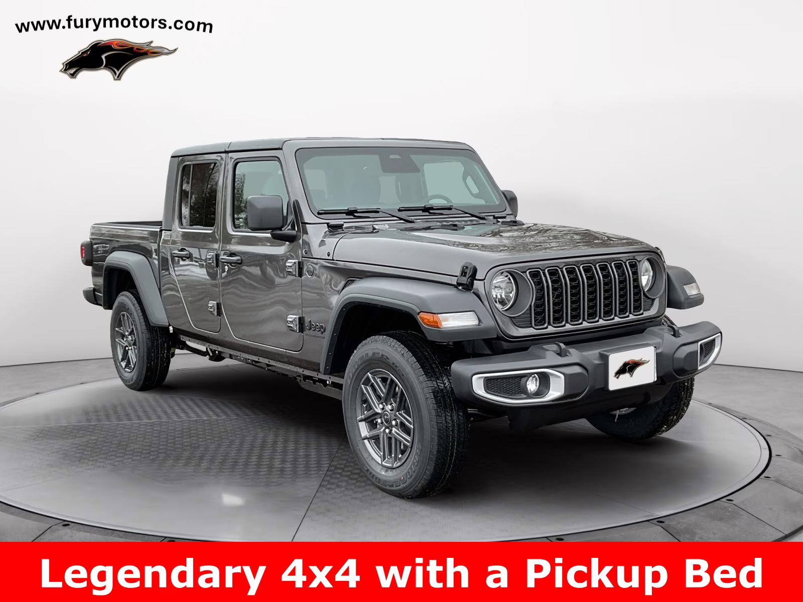 2026 Granite Crystal Metallic Clearcoat Jeep Gladiator Sport S 4X4 Truck