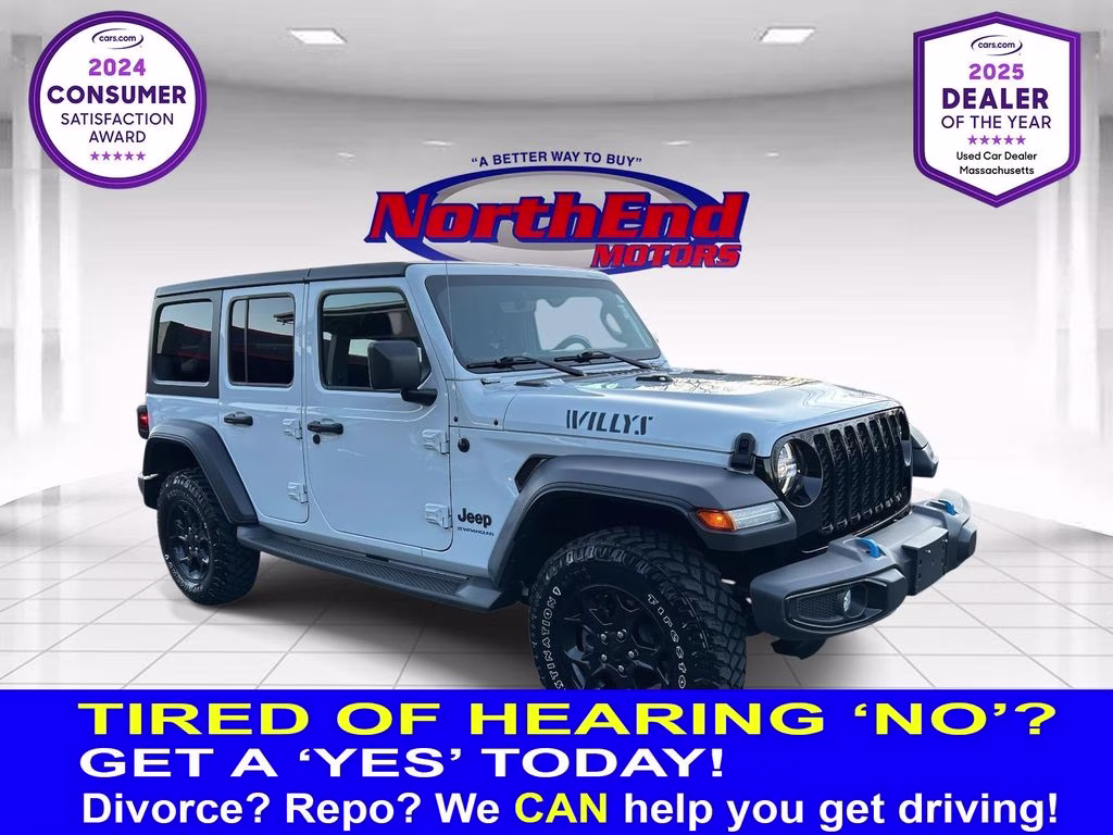 2023 Bright White Clearcoat Jeep Wrangler Base 4xe 4X4 SUV