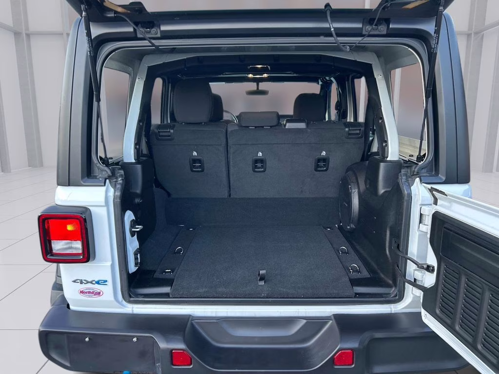 2023 Bright White Clearcoat Jeep Wrangler Base 4xe 4X4 SUV