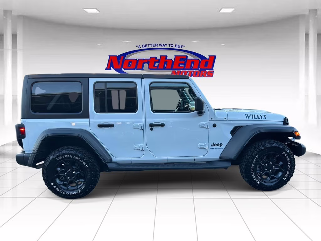 2023 Bright White Clearcoat Jeep Wrangler Base 4xe 4X4 SUV