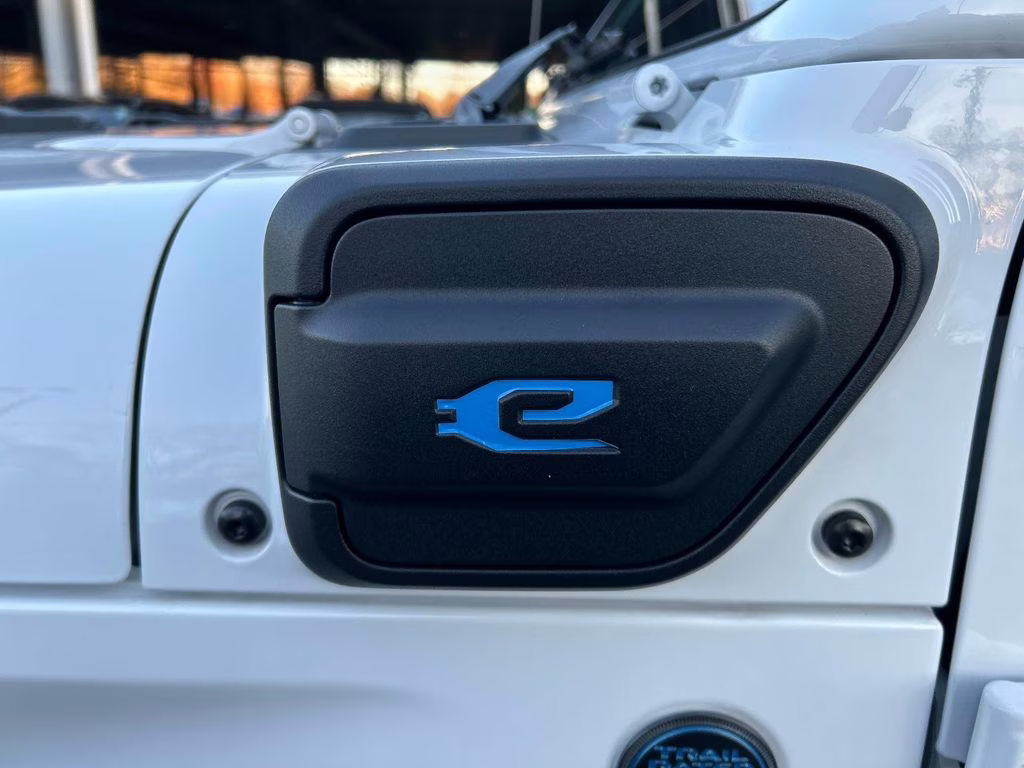 2023 Bright White Clearcoat Jeep Wrangler Base 4xe 4X4 SUV