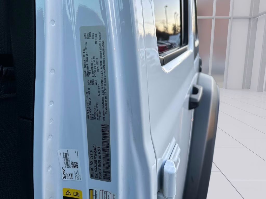 2023 Bright White Clearcoat Jeep Wrangler Base 4xe 4X4 SUV