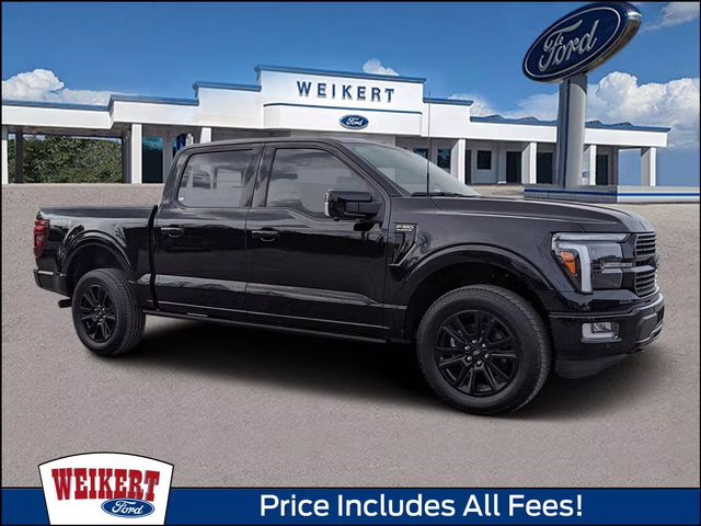 2025 Black Metallic Ford F-150 Platinum 4X4 Truck