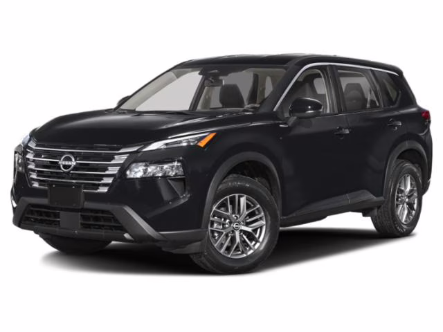 2024 Super Black Nissan Rogue S FWD SUV