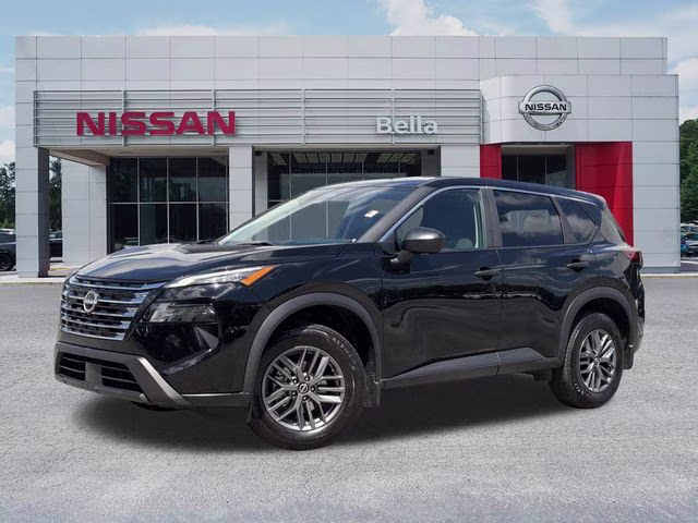 2024 Super Black Nissan Rogue S FWD SUV