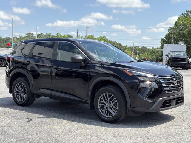2024 Super Black Nissan Rogue S FWD SUV