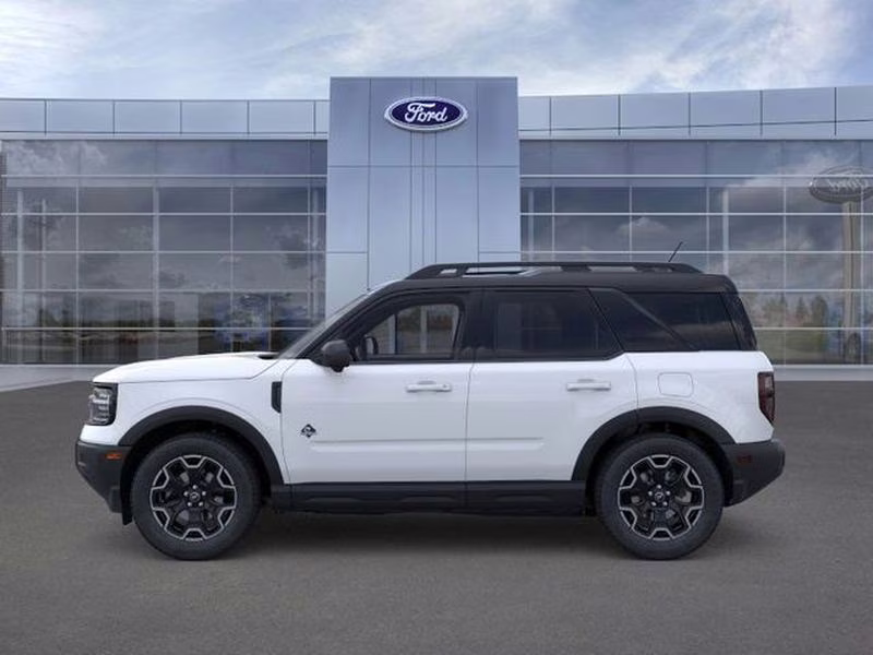 2025 Oxford White Ford Bronco Sport Outer Banks 4X4 SUV
