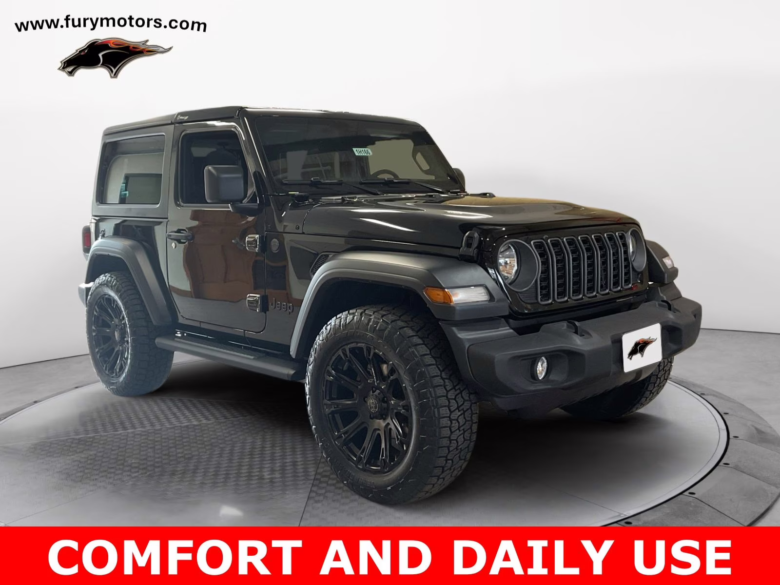 2026 Black Clearcoat Jeep Wrangler Sport S 4X4 SUV